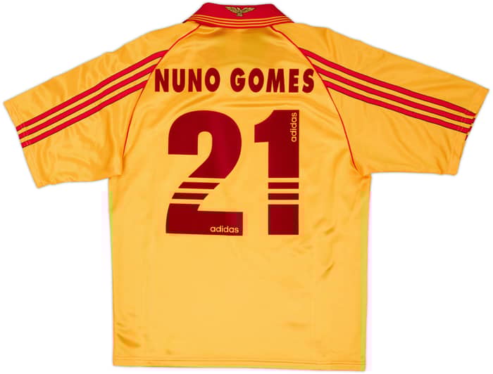 1998-99 Benfica Away Shirt Nuno Gomes #21 - 9/10 - (S)