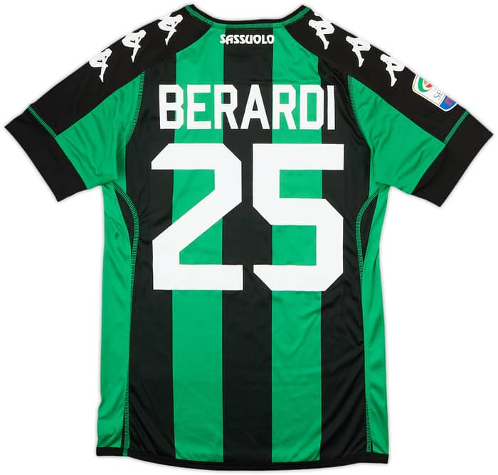 2016-17 Sassuolo Home Shirt Berardi #25 - 6/10 - (XS)