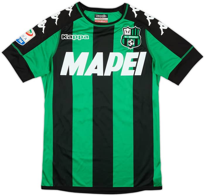 2016-17 Sassuolo Home Shirt Berardi #25 - 6/10 - (XS)
