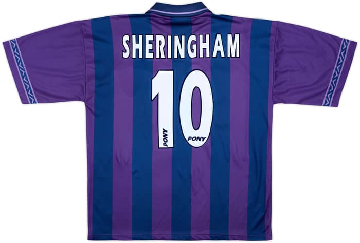 1995-97 Tottenham Away Shirt Sheringham #10 - 8/10 - (XL)
