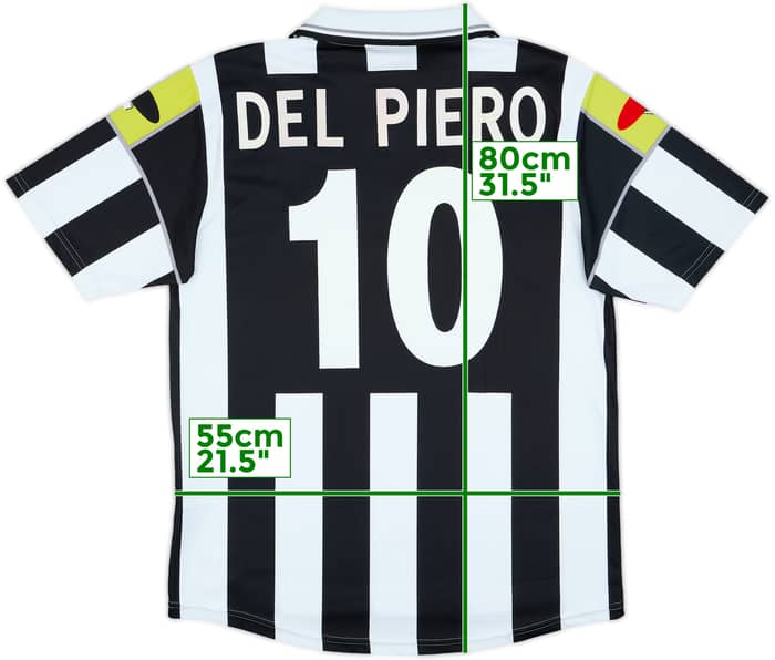 2000-01 Juventus Ciaoweb Home Shirt Del Piero #10 - 6/10 - (L)