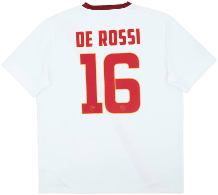 2014-15 Roma Away Shirt De Rossi #16 - 8/10 - (XL)