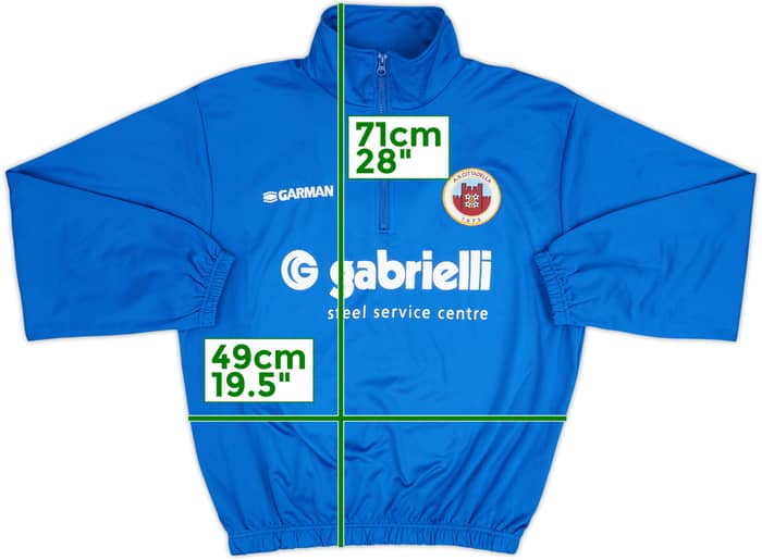 2010-11 Cittadella Garman 1/4 Drill Top - 10/10 - (M)