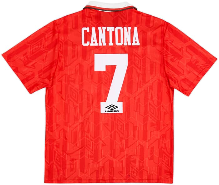 1992-94 Manchester United Home Shirt Cantona #7 - 5/10 - (L)