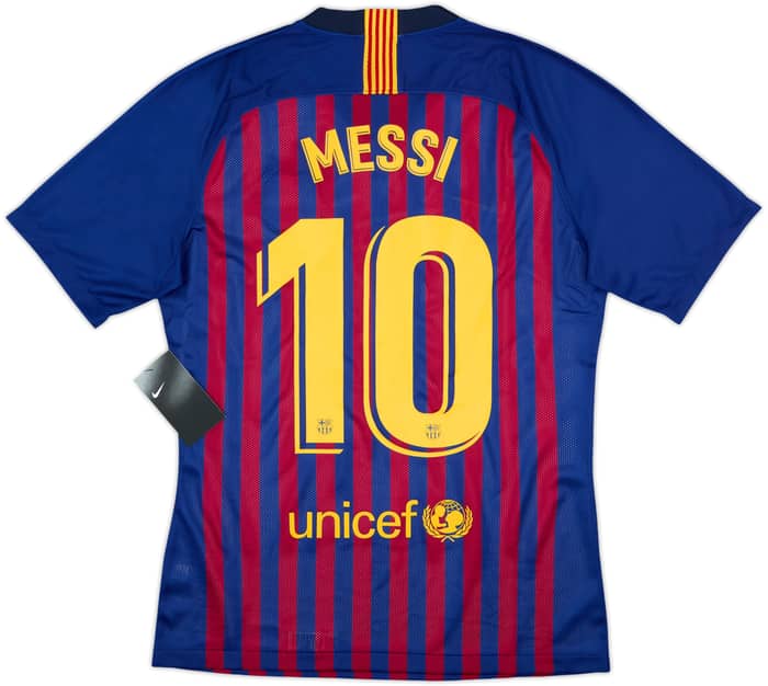 2018-19 Barcelona Authentic Home Shirt Messi #10 (M)