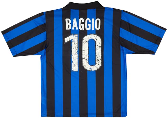 1998-99 Inter Milan Basic Home Shirt Baggio #10 - 4/10 - (M)