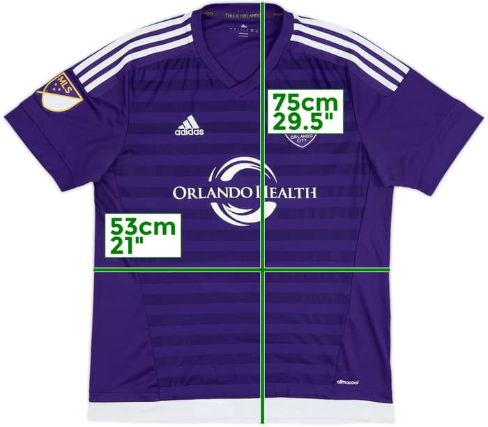 2015 Orlando City Home Shirt - 8/10 - (L)