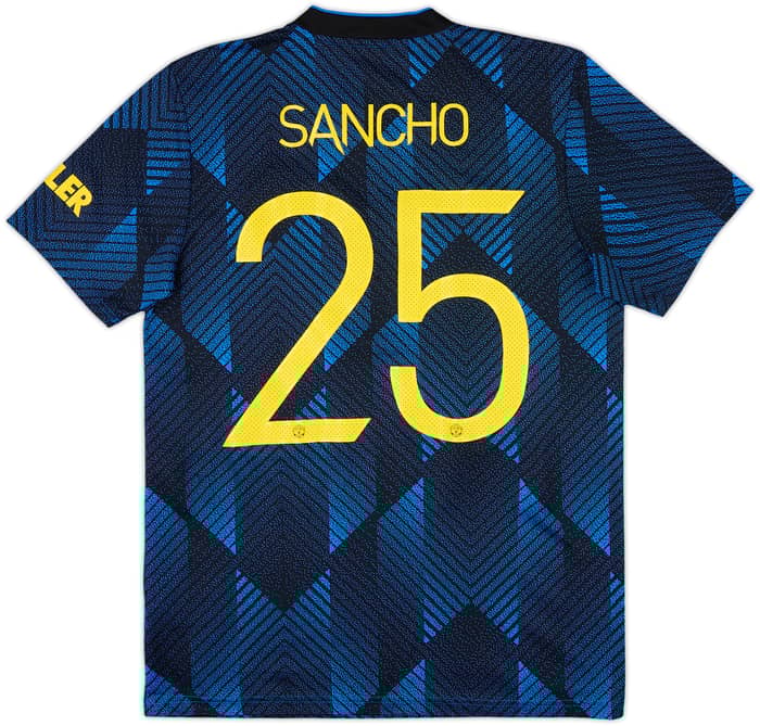 2021-22 Manchester United Third Shirt Sancho #25 - 10/10 - (M)