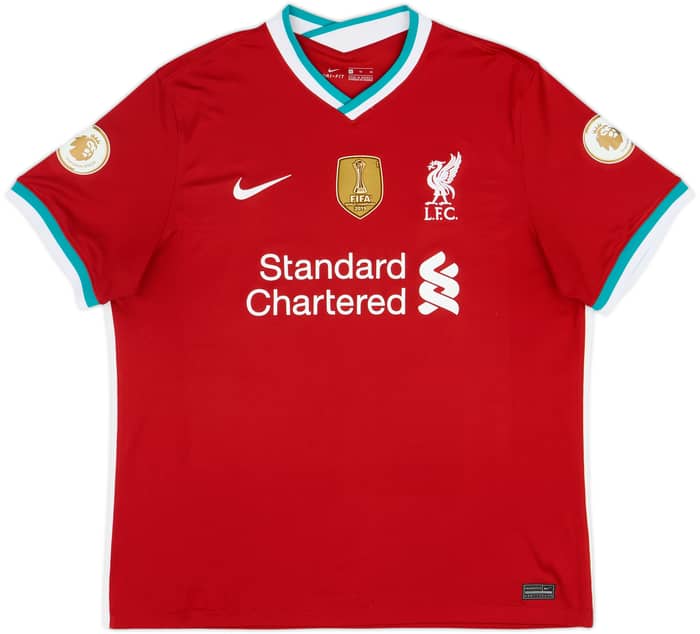 2020-21 Liverpool Home Shirt M.Salah #11 - 8/10 - (XL)