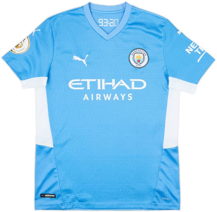2021-22 Manchester City Home Shirt Foden #47 - 6/10 - (M)