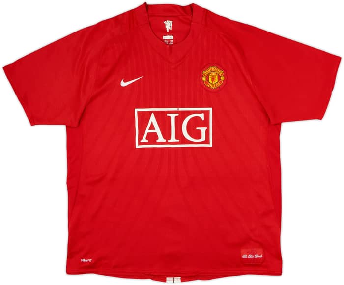 2007-09 Manchester United Home Shirt Berbatov #9 - 5/10 - (XL)