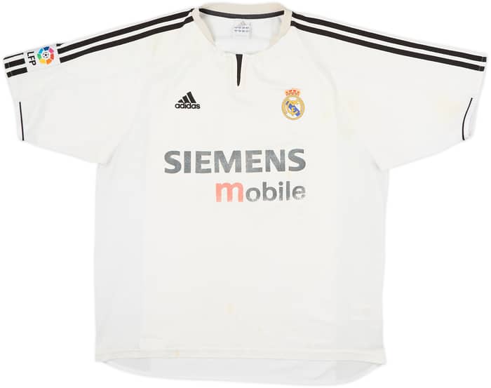 2003-04 Real Madrid Home Shirt - 4/10 - (XL)