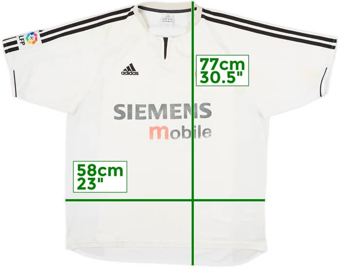 2003-04 Real Madrid Home Shirt - 4/10 - (XL)