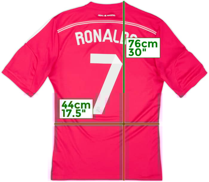 2014-15 Real Madrid Away Shirt Ronaldo #7 - 8/10 - (M)