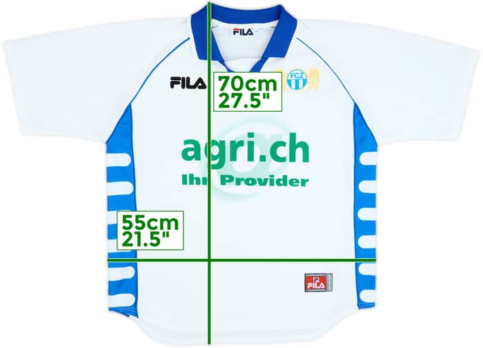 1999-01 FC Zurich Home Shirt - 9/10 - (M)