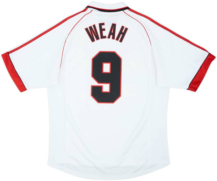 1998-99 AC Milan Away Shirt Weah #9 - 8/10 - (L)