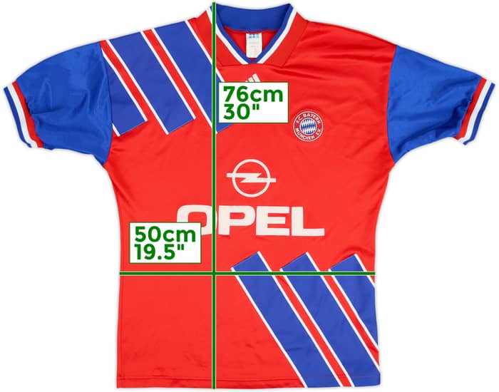 1993-95 Bayern Munich Home Shirt - 8/10 - (M)