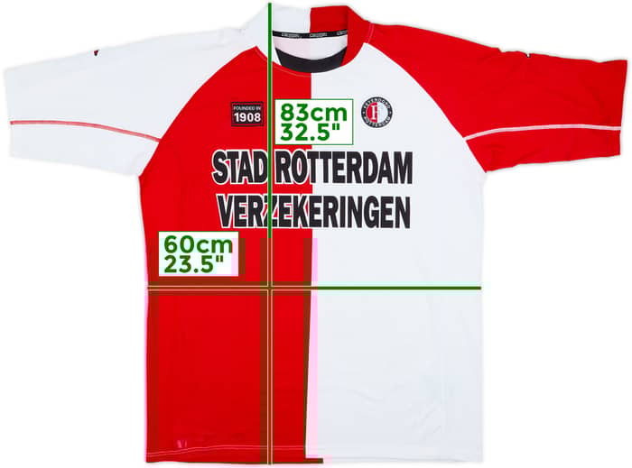 2002-03 Feyenoord Home Shirt - 8/10 - (XL)