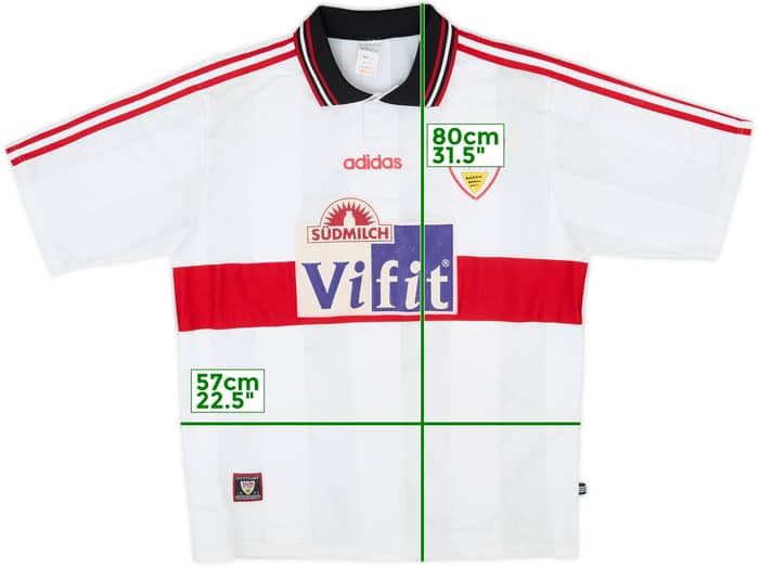 1996-97 Stuttgart Home Shirt - 5/10 - (XL)