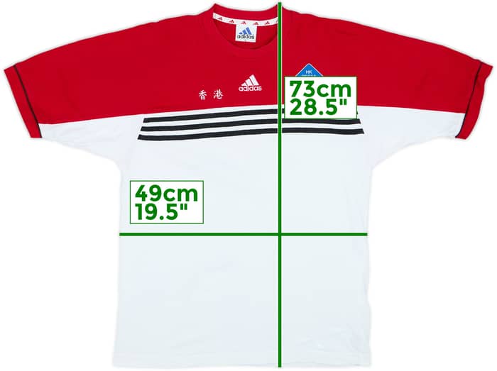 2000-01 adidas Template Cotton Tee - 9/10 - (L)