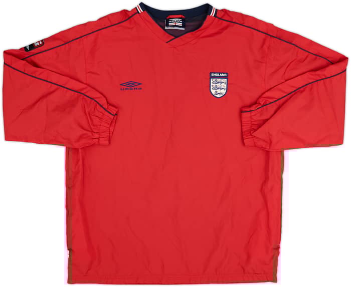2002-04 England Umbro Drill Top - 8/10 - (S)