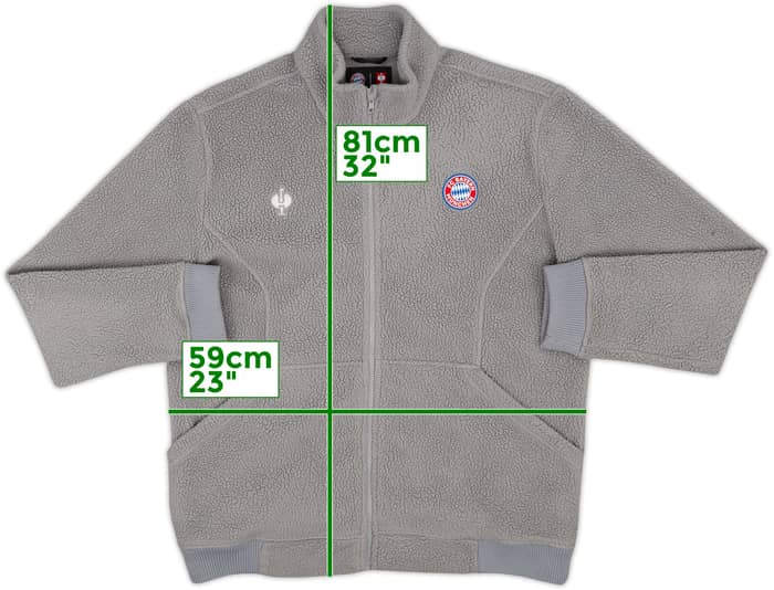2021-22 Bayern Munich Strauss Fleece Jacket - 8/10 - (L)