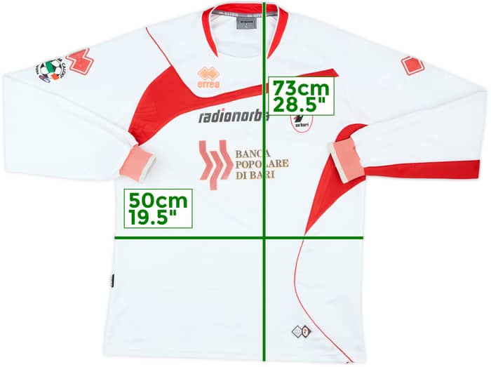 2009-10 Bari Match Issue Away L/S Shirt #3