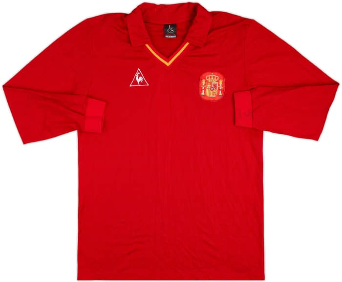1991 Spain Match Worn Home L/S Shirt #4