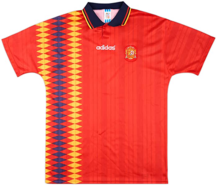1994-96 Spain Match Issue Home Shirt #7
