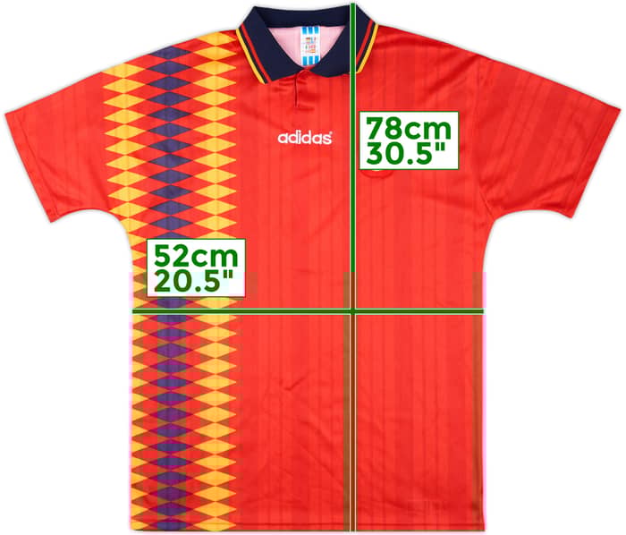 1994-96 Spain Match Issue Home Shirt #7