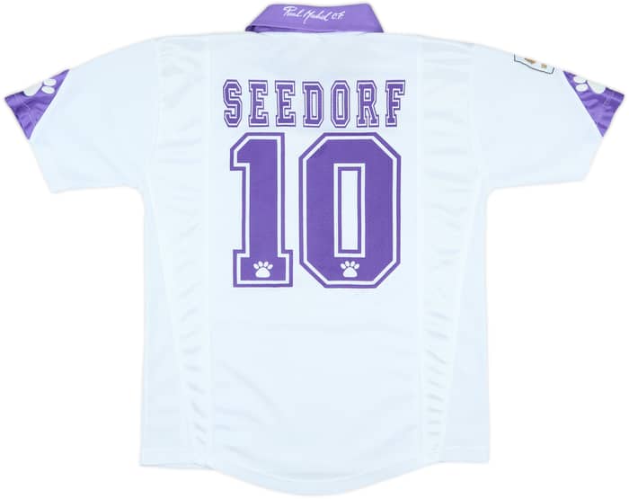 1997-98 Real Madrid Home Shirt Seedorf #10 - 4/10 - (S)