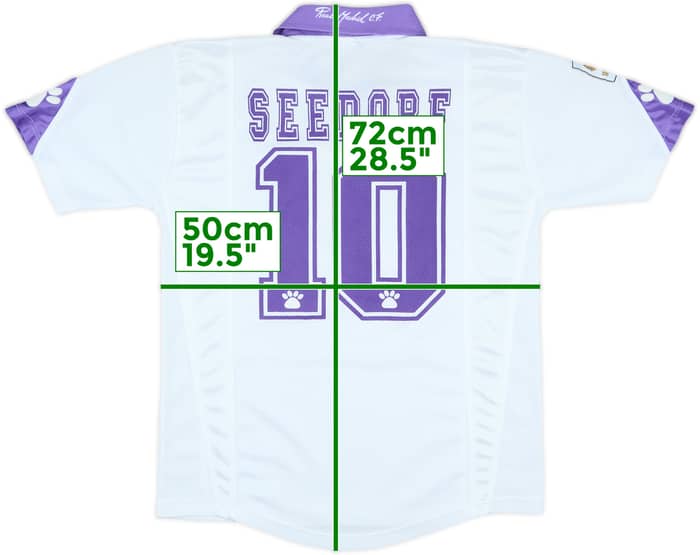 1997-98 Real Madrid Home Shirt Seedorf #10 - 4/10 - (S)