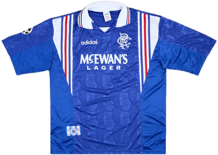 1996-97 Rangers Match Issue Champions League Home Shirt #11
