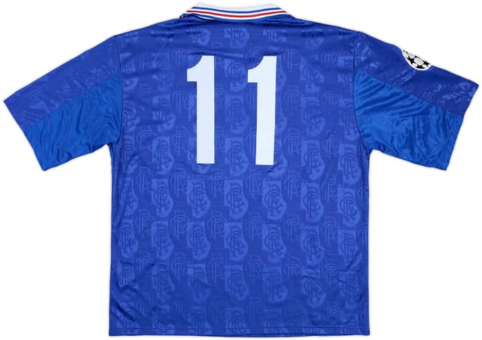 1996-97 Rangers Match Issue Champions League Home Shirt #11