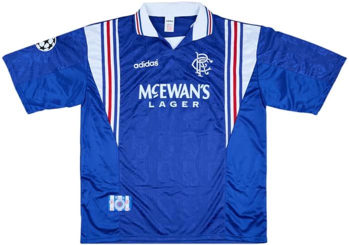 1996-97 Rangers Match Issue Champions League Home Shirt #6