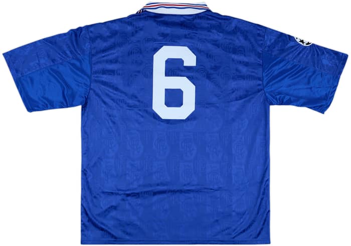 1996-97 Rangers Match Issue Champions League Home Shirt #6
