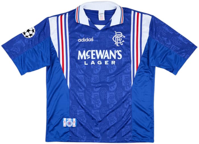 1996-97 Rangers Match Issue Champions League Home Shirt #10