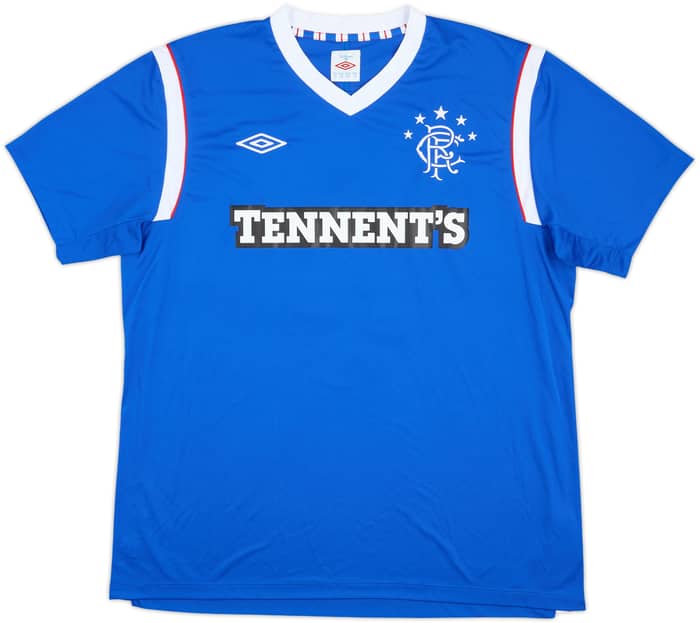 2011-12 Rangers Match Issue European Home Shirt McCulloch #6