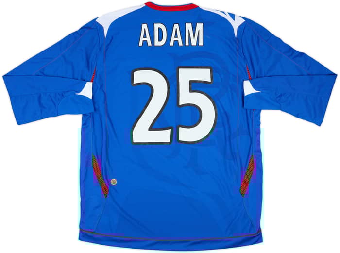 2006-07 Rangers Home L/S Shirt Adam #25 - 9/10 - (XL)