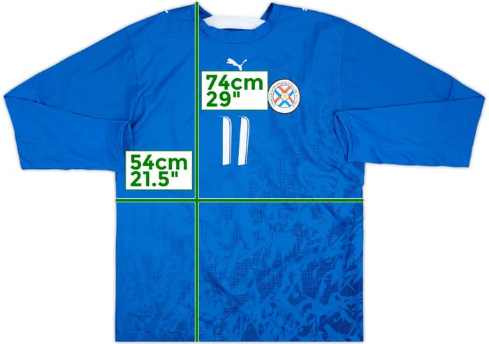 2006-07 Paraguay Away Shirt #11 - 5/10 - (L)