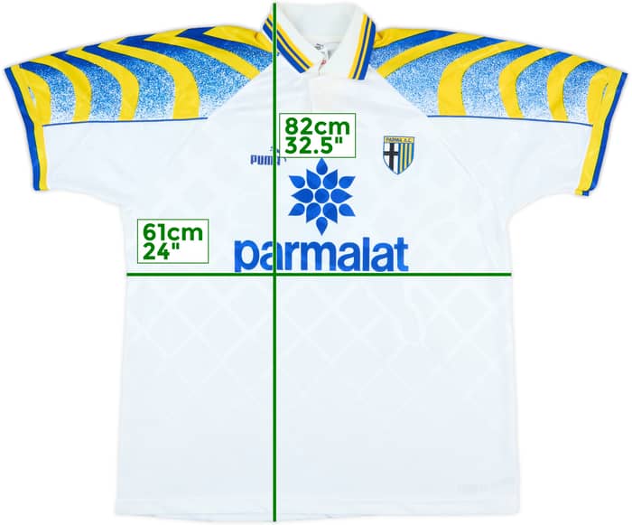 1995-96 Parma Match Issue Home Shirt #15