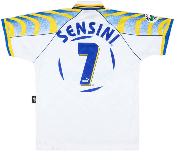 1996-97 Parma Match Issue Home Shirt Sensini #7