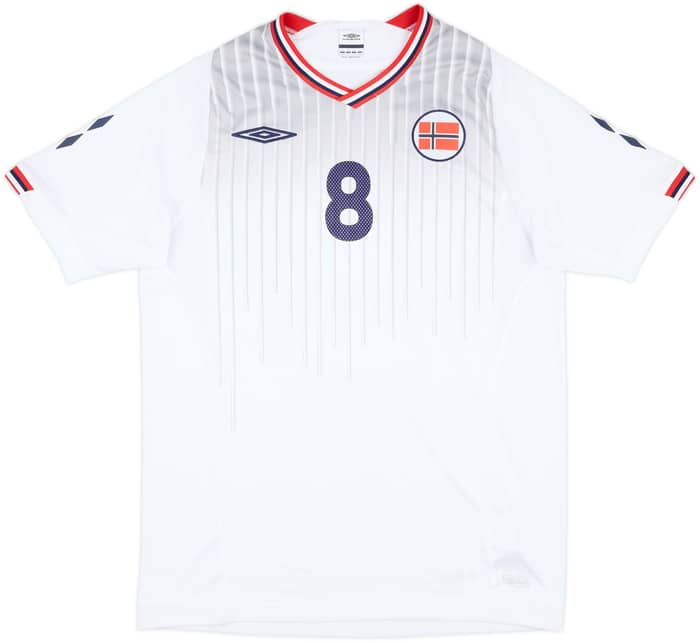 2009-10 Norway Match Issue Away Shirt #8