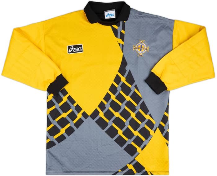 1996-97 Northern Ireland Match Issue GK Shirt #1 (Fettis)