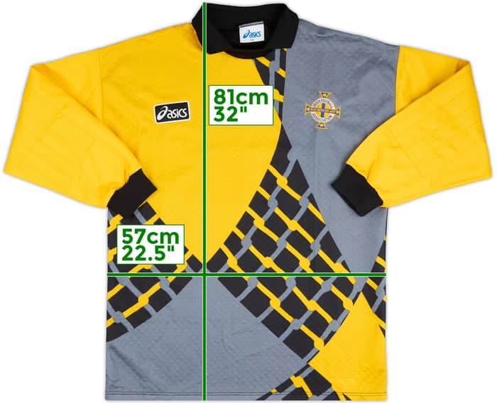 1996-97 Northern Ireland Match Issue GK Shirt #1 (Fettis)