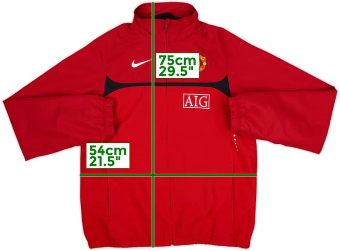 2010-11 Manchester United Nike Track Jacket - 7/10 - (S)