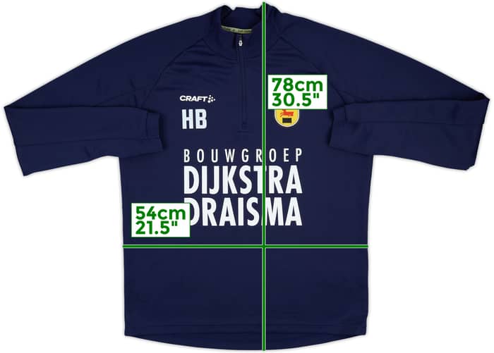 2019-20 SC Cambuur Staff Issue Craft Training Top HB - 8/10 - (L)