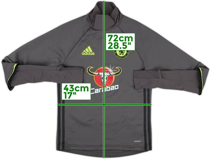 2016-17 Chelsea adidas Drill Top - 8/10 - (XS)