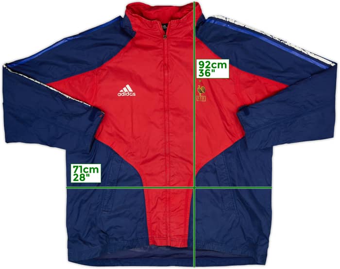 2002-04 France adidas Hooded Rain Jacket - 5/10 - (XL)