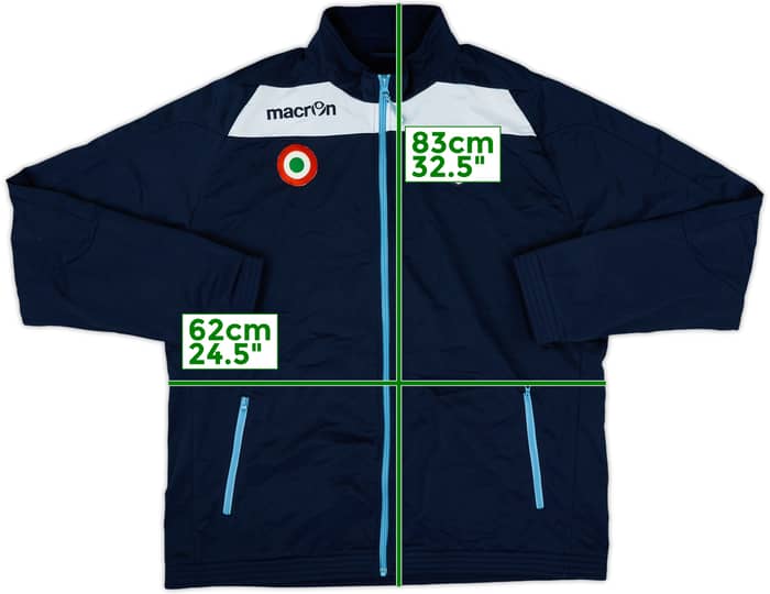 2014-15 Lazio Macron Track Jacket - 8/10 - (3XL)